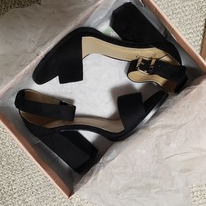 RAID Asos Wide Fit Imani block heeled sandals